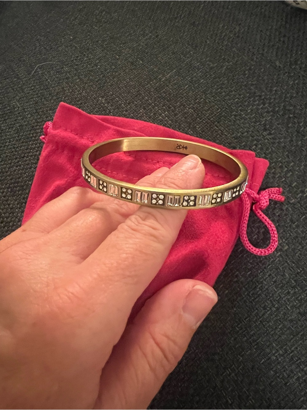 New KR by Silpada brass bracelet, beautiful bracelet, 2.5 inches
